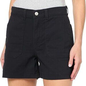 Levi's Womens Utility Shorts in Caviar, Size 28, Casual Summer Shorts